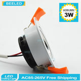 Recessed LED downlight Spot lights led lamp 3W 5W 7W white COB led dimmable dimmer led bulb lamps