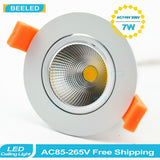 Recessed LED downlight Spot lights led lamp 3W 5W 7W white COB led dimmable dimmer led bulb lamps