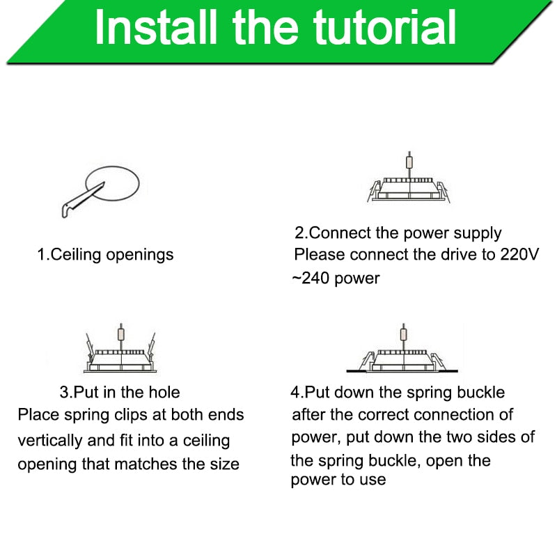 Downlight 3W 5W 9W 12W 15W 18W led downlight Silver White Ultra Thin Aluminum AC110V 220V 240V Round Recessed LED Spot Lighting
