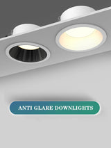 Dimmable LED downlight Recessed Indoor Led Ceiling Lamp AC85-265V 7W 12W 18W AC220V 110V LED Ceiling Spot light Bedroom Lights