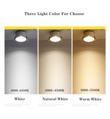 Dimmable LED downlight Recessed Indoor Led Ceiling Lamp AC85-265V 7W 12W 18W AC220V 110V LED Ceiling Spot light Bedroom Lights