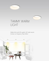 Dimmable LED downlight Recessed Indoor Led Ceiling Lamp AC85-265V 7W 12W 18W AC220V 110V LED Ceiling Spot light Bedroom Lights