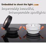 COB Ceiling Recessed Downlight 360 degree Rotatable Dimmable Slim 90 degree Foldable LED Spot Light Indoor lighting
