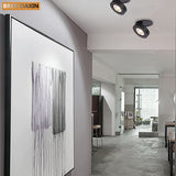 COB Ceiling Recessed Downlight 360 degree Rotatable Dimmable Slim 90 degree Foldable LED Spot Light Indoor lighting