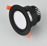 Dimmable 110V 220V Recessed LED COB Downlight Milky White Lampshade 15W 18W 25W 30W  Ceiling Lamp Spot Light For Indoor Lighting