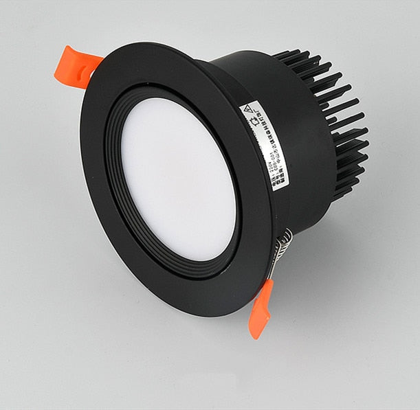 Dimmable 110V 220V Recessed LED COB Downlight Milky White Lampshade 15W 18W 25W 30W  Ceiling Lamp Spot Light For Indoor Lighting