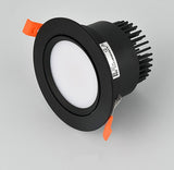 Dimmable 110V 220V Recessed LED COB Downlight Milky White Lampshade 15W 18W 25W 30W  Ceiling Lamp Spot Light For Indoor Lighting