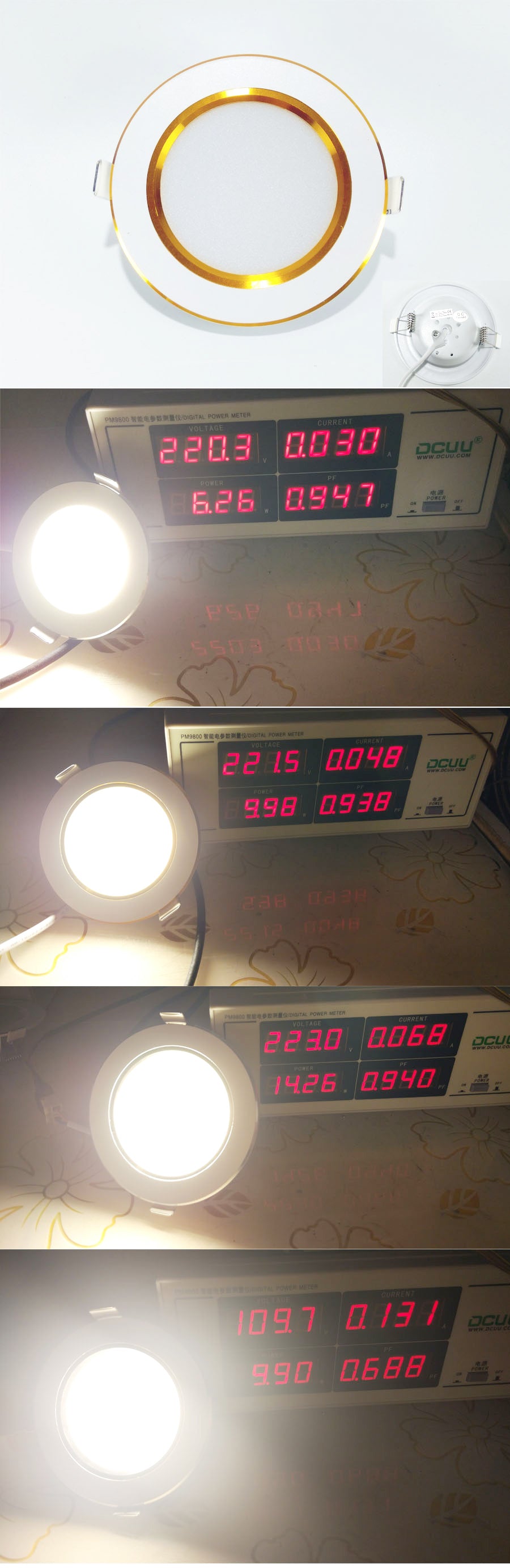 Led Downlights 4pcs/lot 6W 10W 15W 220V LED Ceiling Downlight 2835 Lamps Led Ceiling Lamp Home Indoor Lighting