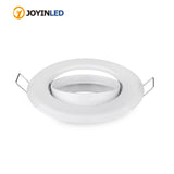 Round White adjustable 10pcs/lot MR16 GU5.3 GU10 spotlight halogen bulb frame holder downlight ceiling light fixture