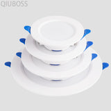 Round LED Ultra-thin Ceiling Type Downlight Embedded Household 5W/7W/9W/12W/15W/18W/20W AC90~220V Livingroom Indoor Lighting