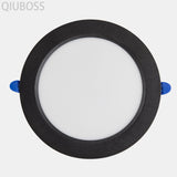 Round LED Ultra-thin Ceiling Type Downlight Embedded Household 5W/7W/9W/12W/15W/18W/20W AC90~220V Livingroom Indoor Lighting