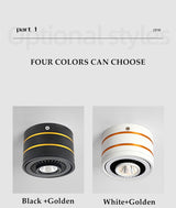 360 Rotatable Led Spot Light Dimmable Spotlight Lamp COB Ceiling Spots 15W 7W Led Downlights AC220V 110V Down Lights Indoor Lamp