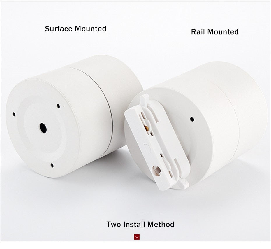 360 Degree Rotatable Dimmable LED Downlight 15W 10W background spot light led Nordic LED Ceiling lamp 85-265V Indoor Track Lamps