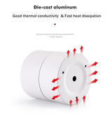 360 Degree Rotatable Dimmable LED Downlight 15W 10W background spot light led Nordic LED Ceiling lamp 85-265V Indoor Track Lamps