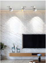 360 Degree Rotatable Dimmable LED Downlight 15W 10W background spot light led Nordic LED Ceiling lamp 85-265V Indoor Track Lamps