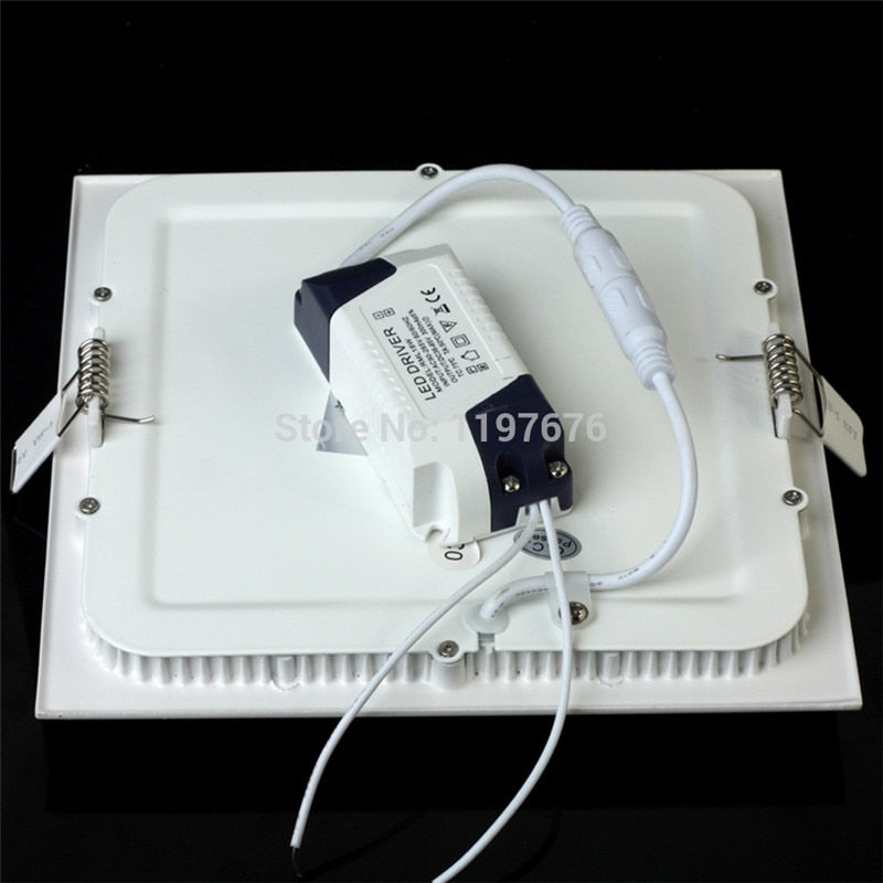 Dimmable LED Ceiling Panel Light 4W/6W/9W/12W/15W/25W Recessed LED Downlight with driver support dimmer Warm/Natural/Cold White