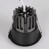 Dimmable Recessed Anti Glare LED Downlights 10W/15W/18W COB Ceiling Spot Lights AC90~260V Background Lamps Indoor Lighting