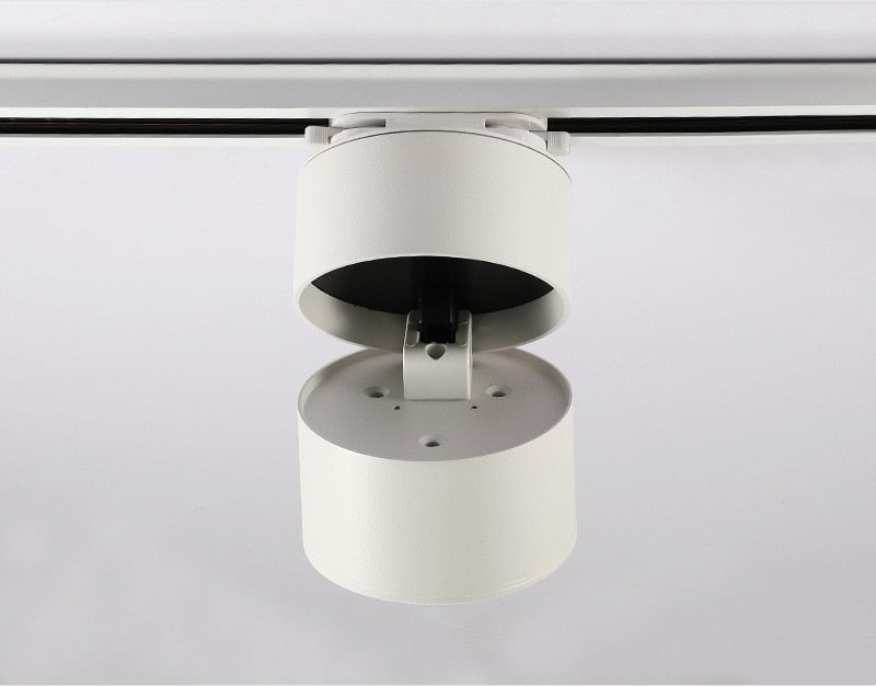 New dimming led astigmatism track light window clothing store rail light 7w 12w 15w foldable rotating downlight 110v 220v