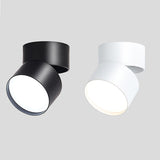 Dimmable LED Downlights Surface Mounted LED Ceiling Lamps 7W 10W 15W Foldable 360° Rotatable Background Track Spot lights
