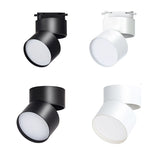 Dimmable LED Downlights Surface Mounted LED Ceiling Lamps 7W 10W 15W Foldable 360° Rotatable Background Track Spot lights