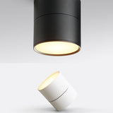 Dimmable LED Downlights Surface Mounted LED Ceiling Lamps 7W 10W 15W Foldable 360° Rotatable Background Track Spot lights