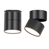 Dimmable LED Downlights Surface Mounted LED Ceiling Lamps 7W 10W 15W Foldable 360° Rotatable Background Track Spot lights
