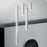  Black/White Long Tube Surface Mounted Ceiling LED Spot Light Dimmable 5W 3000K/4000K/6000K Surface Mounted Downlight AC220V