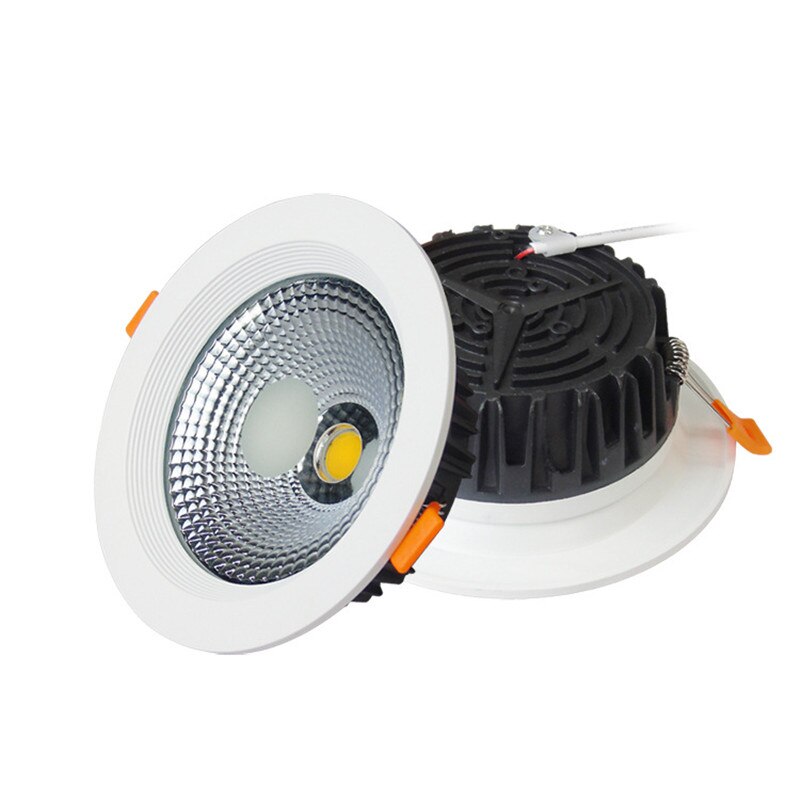 Led downlight light COB Ceiling Spot Light 3W 5W 7W 10W 15W 20W 30W 40W 85-265V ceiling recessed Lights Indoor Lighting