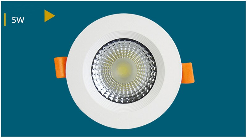 Led downlight light COB Ceiling Spot Light 3W 5W 7W 10W 15W 20W 30W 40W 85-265V ceiling recessed Lights Indoor Lighting