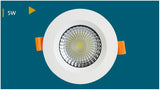 Led downlight light COB Ceiling Spot Light 3W 5W 7W 10W 15W 20W 30W 40W 85-265V ceiling recessed Lights Indoor Lighting