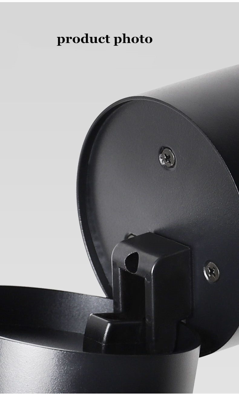 Adjustable concealed ceiling lamp, dimmable Nordic indoor spotlight, 10W, 12W, 15W. Embedded led ceiling lamp downlight