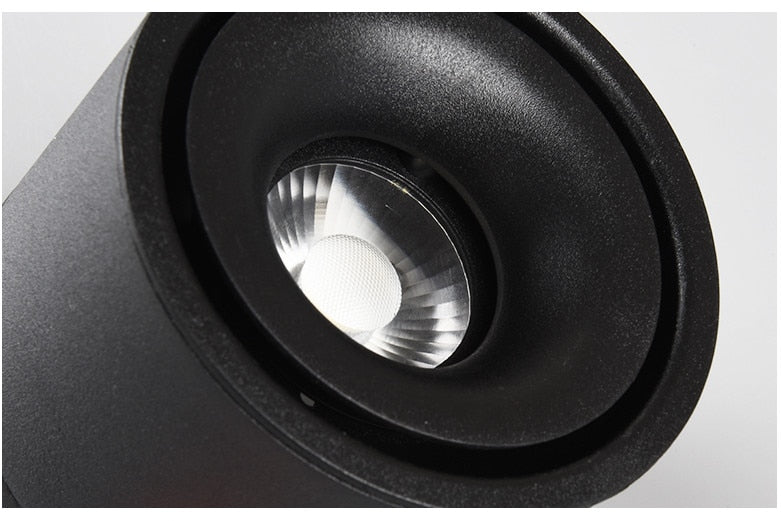 Adjustable concealed ceiling lamp, dimmable Nordic indoor spotlight, 10W, 12W, 15W. Embedded led ceiling lamp downlight