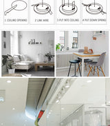 LED Downlight 12W 20W Recessed Round LED Ceiling Lamp AC 220V Indoor Lighting Warm White/White