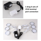 Light with HUB Adapter12V Low Voltage Ultra-Thin Concealed Mini LED Downlight LED Display Cabinet Light Kitchen Cabinet Li