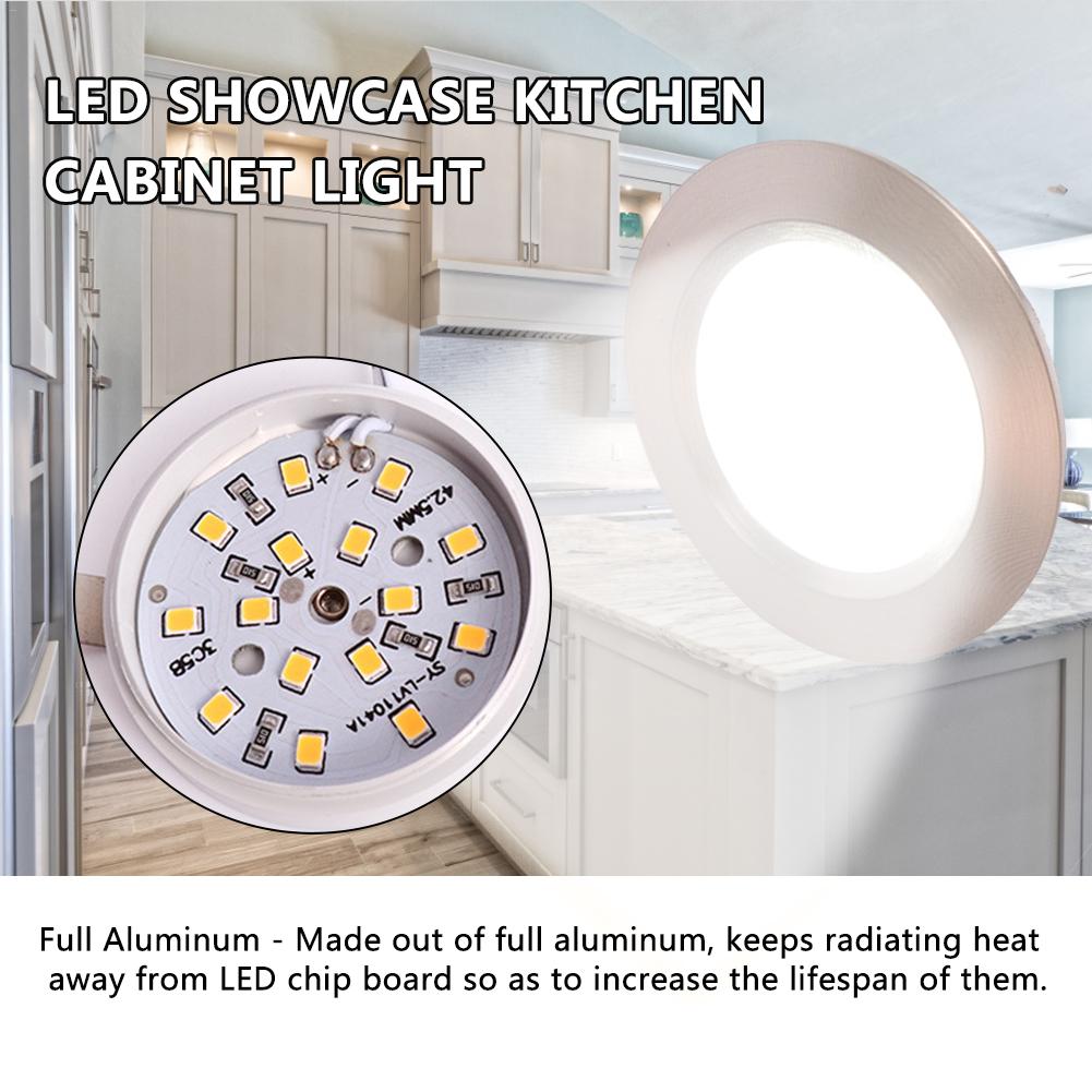 Light with HUB Adapter12V Low Voltage Ultra-Thin Concealed Mini LED Downlight LED Display Cabinet Light Kitchen Cabinet Li