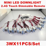 3W LED Downlights LED Down Light Spotlight AC85-265V Include Dimming Driver Touch Dimmer Aluminum