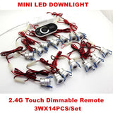 3W LED Downlights LED Down Light Spotlight AC85-265V Include Dimming Driver Touch Dimmer Aluminum