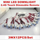 3W LED Downlights LED Down Light Spotlight AC85-265V Include Dimming Driver Touch Dimmer Aluminum