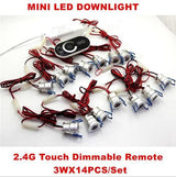 3W LED Downlights LED Down Light Spotlight AC85-265V Include Dimming Driver Touch Dimmer Aluminum