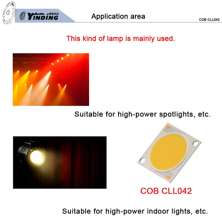 CITIZEN CLL042 ceramics COB 90W high power Light Emitting Diode 4000K Neutral white light LED CRI 90 Ra Downlight source