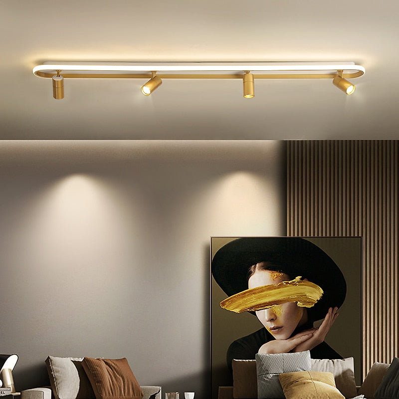 Modern Led Ceiling Lights For Living Room Bedroom Study Wardrobe Commercial Place Clothing Store Home Deco ceiling Lamp Black