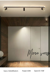 Modern Led Ceiling Lights For Living Room Bedroom Study Wardrobe Commercial Place Clothing Store Home Deco ceiling Lamp Black