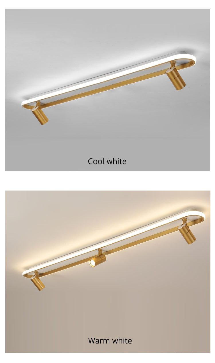 Modern Led Ceiling Lights For Living Room Bedroom Study Wardrobe Commercial Place Clothing Store Home Deco ceiling Lamp Black