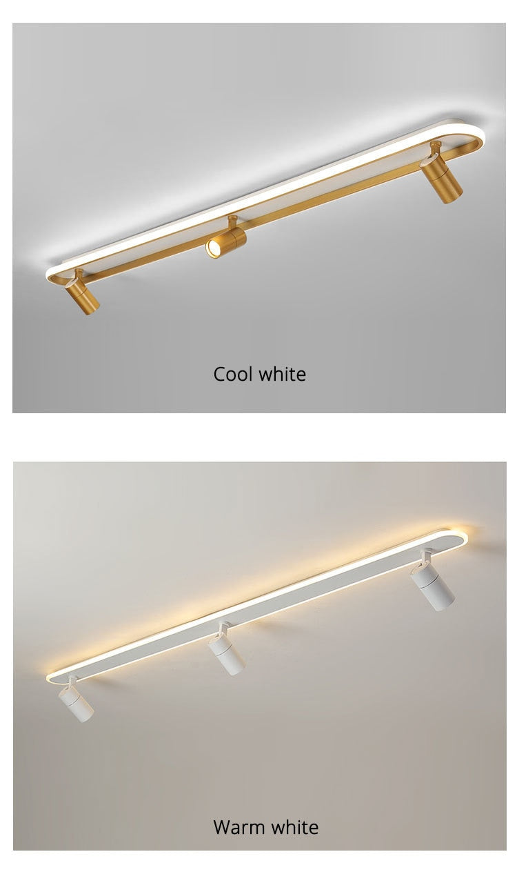 Modern Led Ceiling Lights For Living Room Bedroom Study Wardrobe Commercial Place Clothing Store Home Deco ceiling Lamp Black