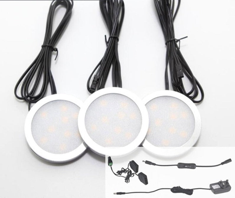  Surface Mounted DC12V 2.5W LED Spotlight LED Downlight Recessed Ceiling Lamps Home Kitchen Showcase Cabinet Lighting