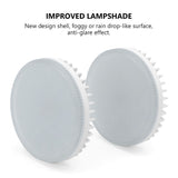 8PCS 5/7/9/12/15/18W GX53 LED Downlight Round lamp light super bright led bulb GX 53 110v 220v 240v Ceiling Down light Spotlight