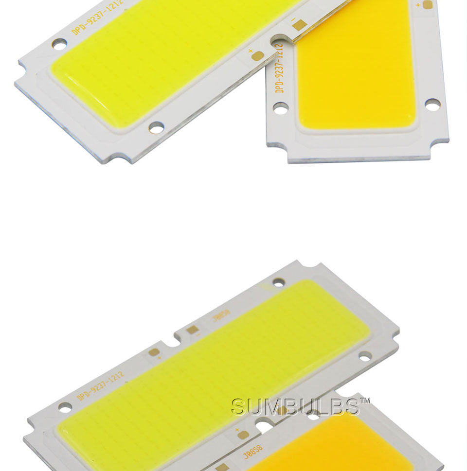 LED Bulb Light Source for DIY Floodlight Downlights DC 36V 40V 92x42MM 30W COB Ultra LED Bright Chip On Board Lamp Lighting 92MM