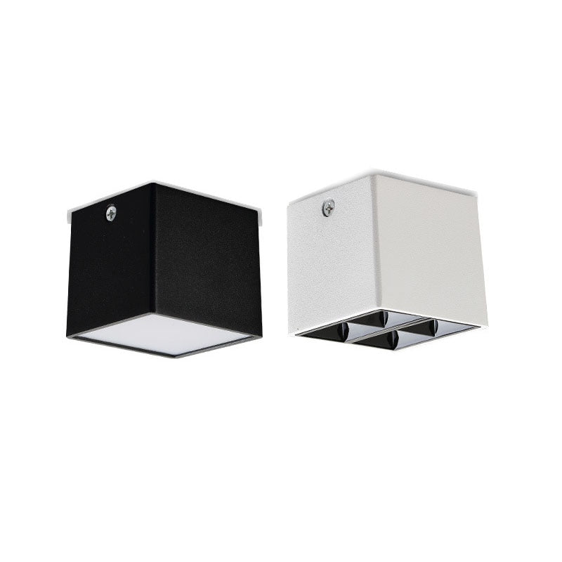 Surface Mounted Quare 8W LED Cube Ceiling Downlight for Room/Corridor/Hallway AC85-260V COB  Spot light for indoor lighting