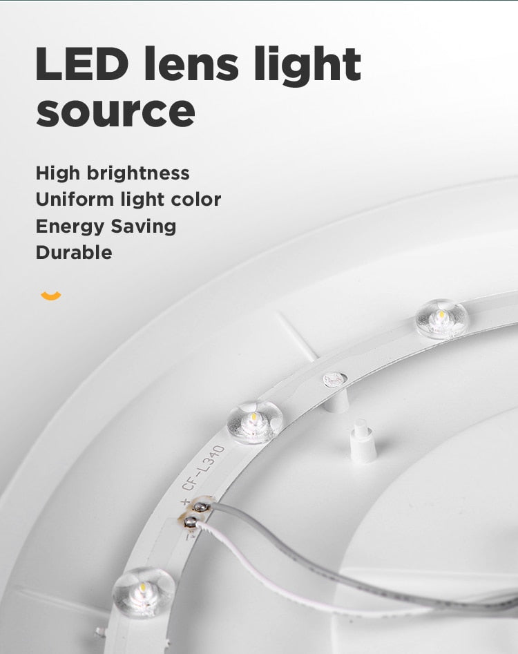 Led Ceiling Lamp 220V 72/40/30/18W Modern Indoor Lighting Fixture Ceiling Light for Living Room Bedroom Kitchen Led Panel Lights