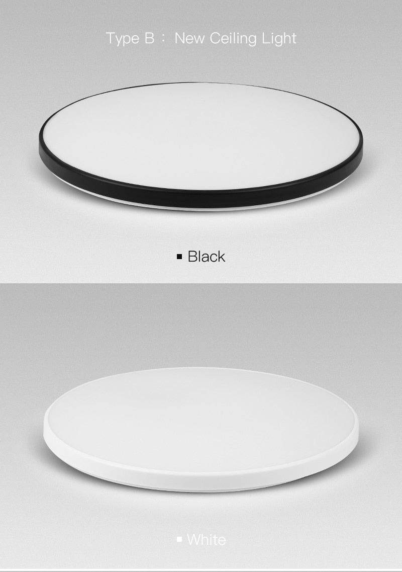 Led Ceiling Lamp 220V 72/40/30/18W Modern Indoor Lighting Fixture Ceiling Light for Living Room Bedroom Kitchen Led Panel Lights